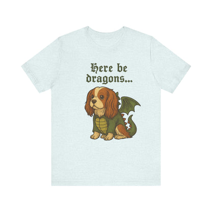 Blenheim Cavalier Here Be Dragons TShirt