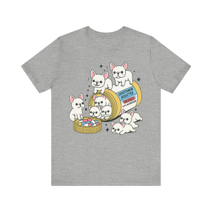 Serotonin Tee White French Bulldog