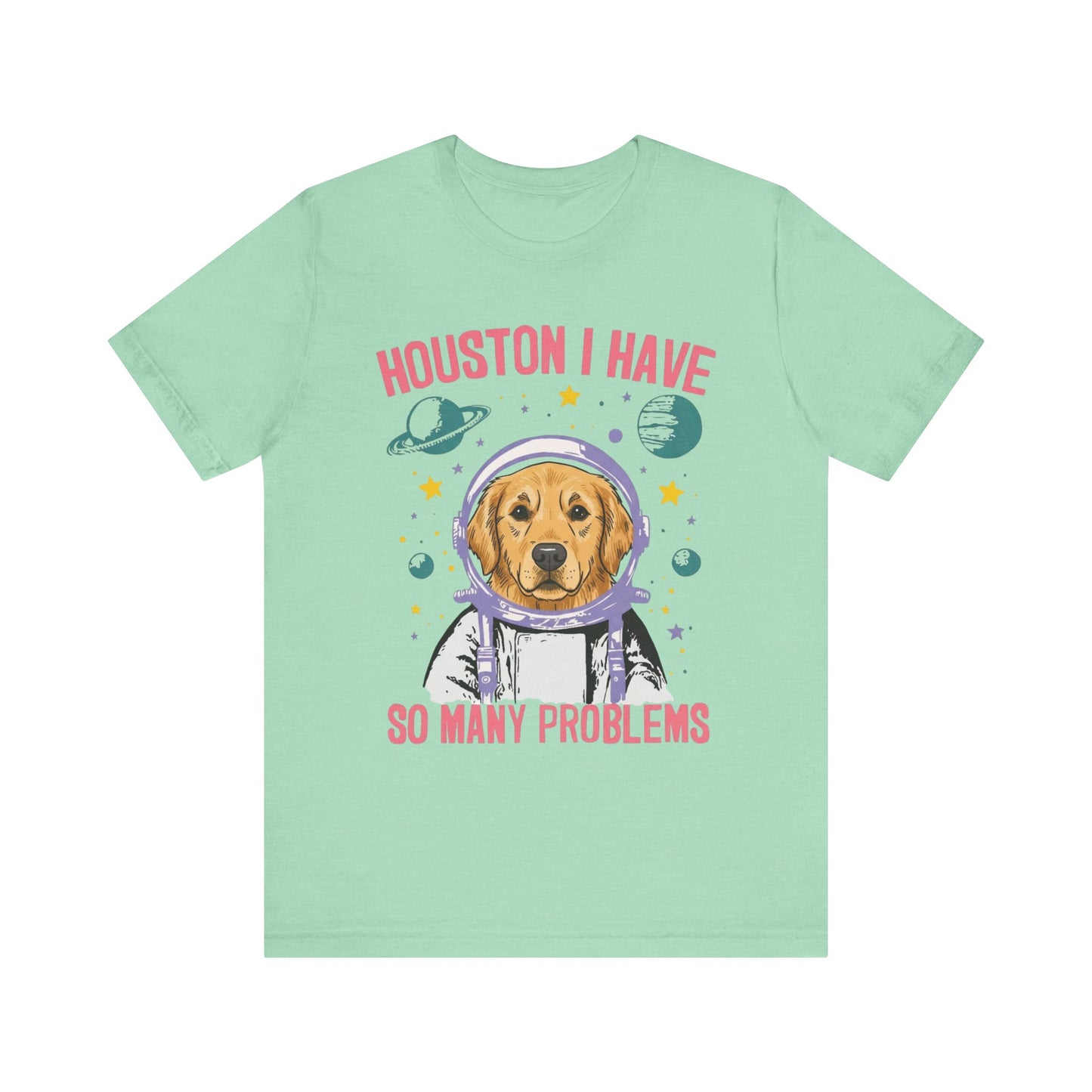 Golden Retriever Houston Space TShirt