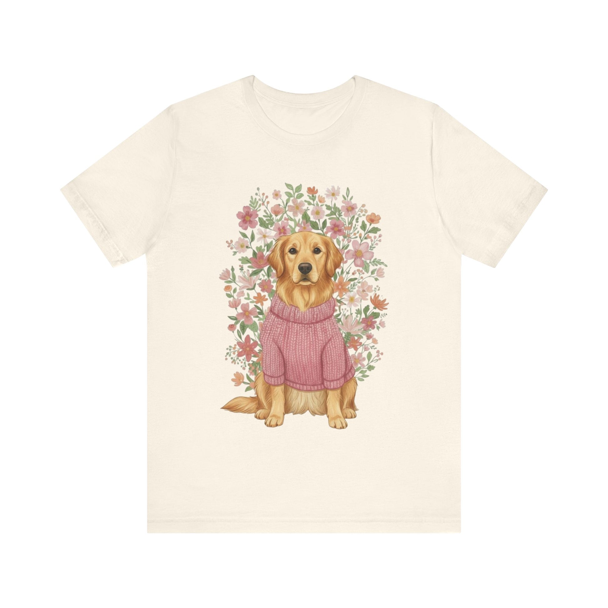 Golden Retriever Bouquet Tshirt