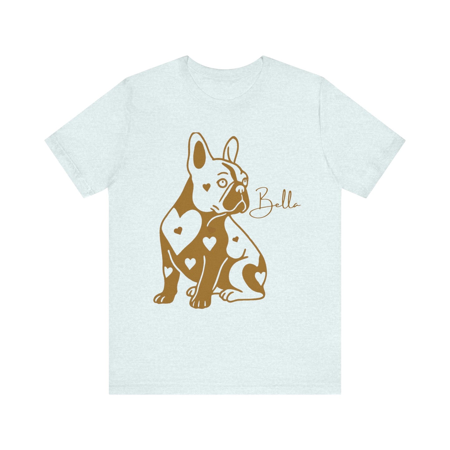 French Bulldog Heart Dog TShirt