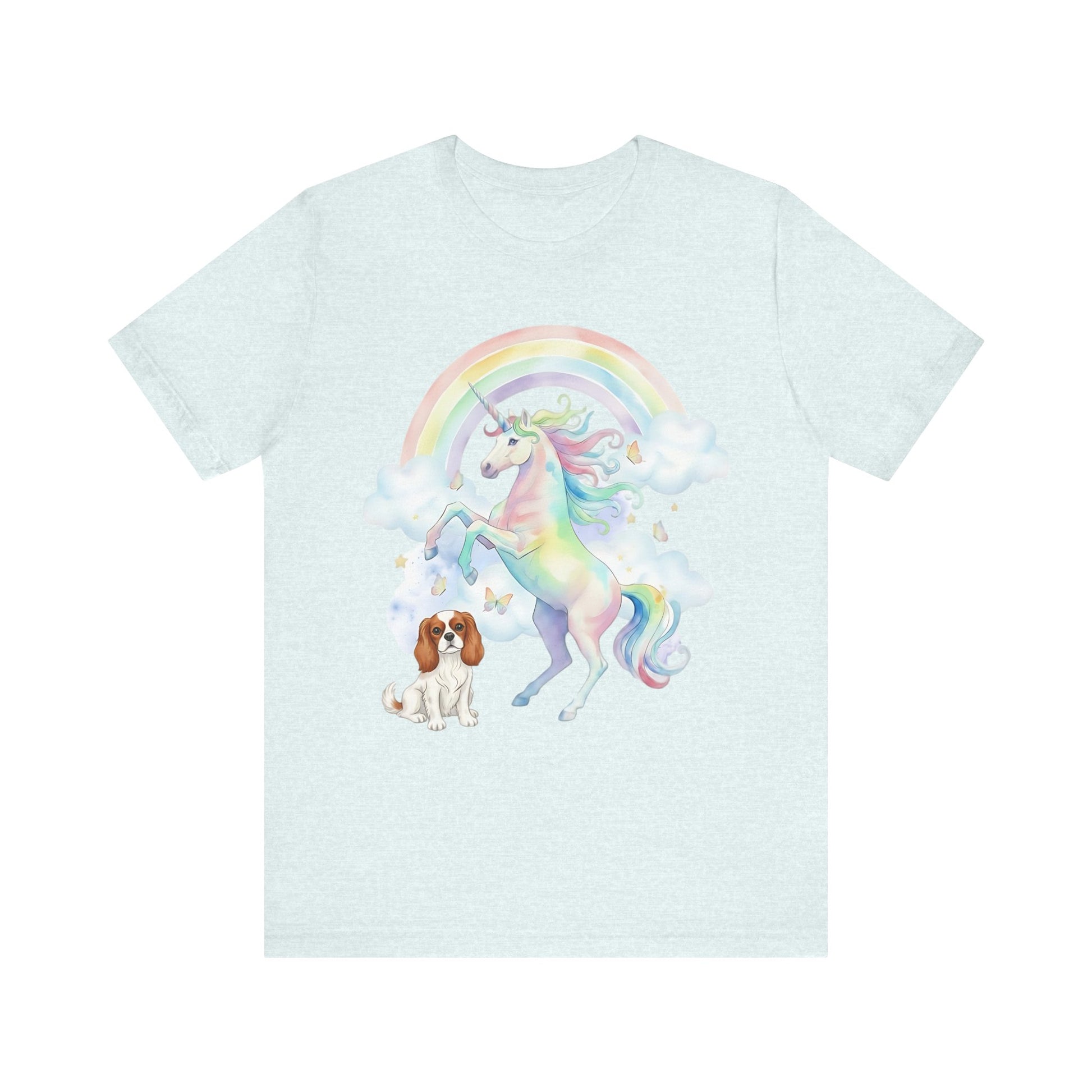 Blenheim Cavalier Watercolor Unicorn Tshirt