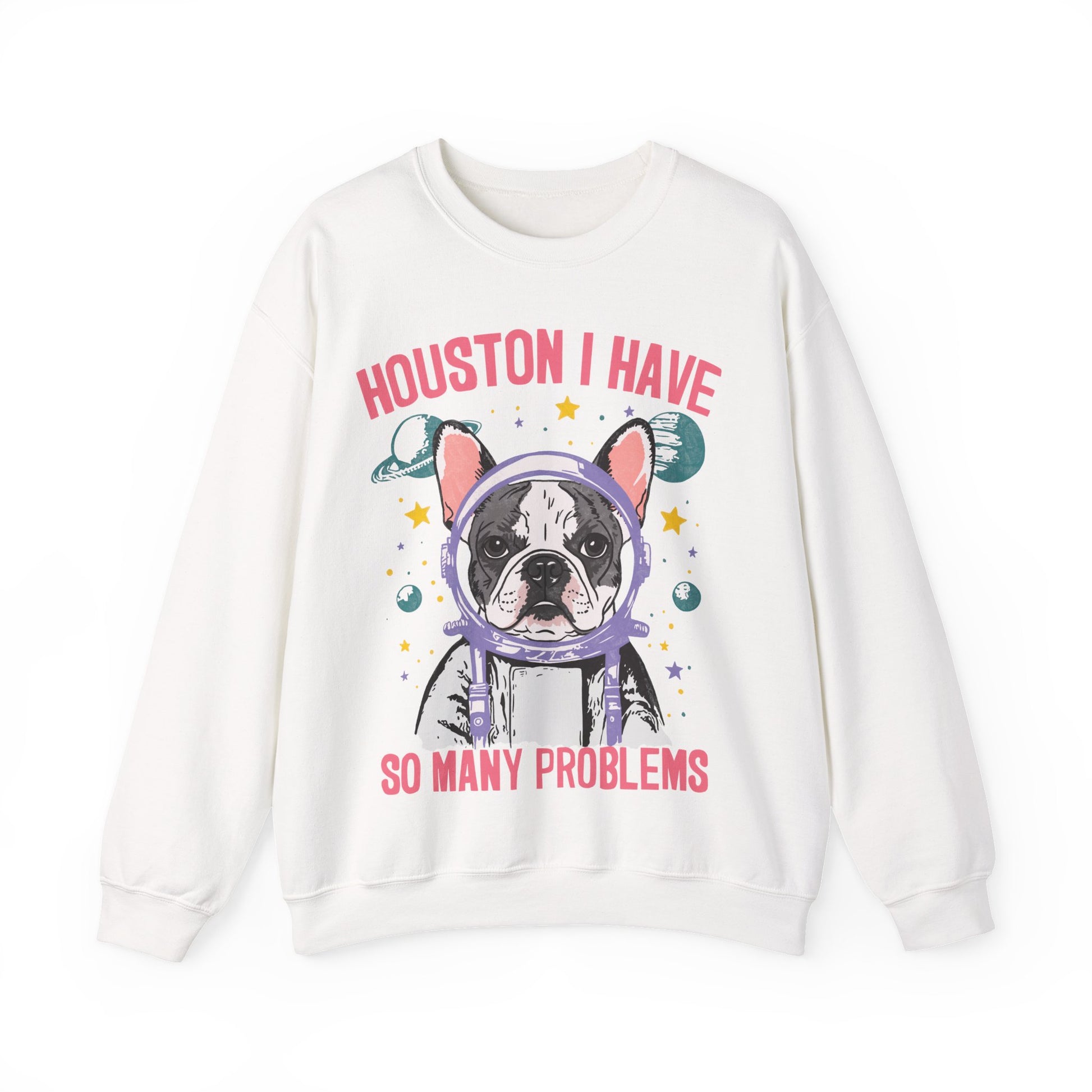 Piebald Frenchie Houston Space Sweatshirt