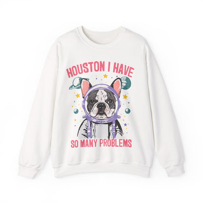 Piebald Frenchie Houston Space Sweatshirt