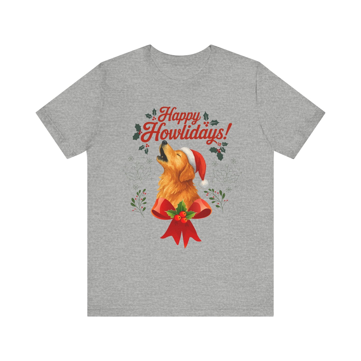 Golden Retriever Happy Howlidays TShirt