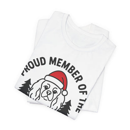 Cavalier King Charles Naughty List TShirt