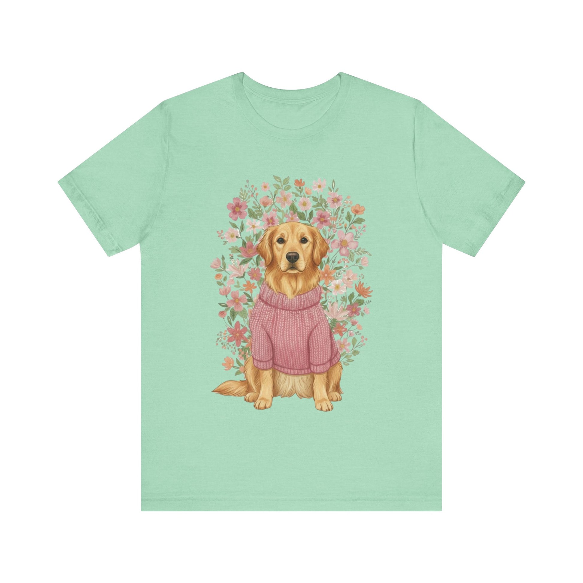 Golden Retriever Bouquet Tshirt
