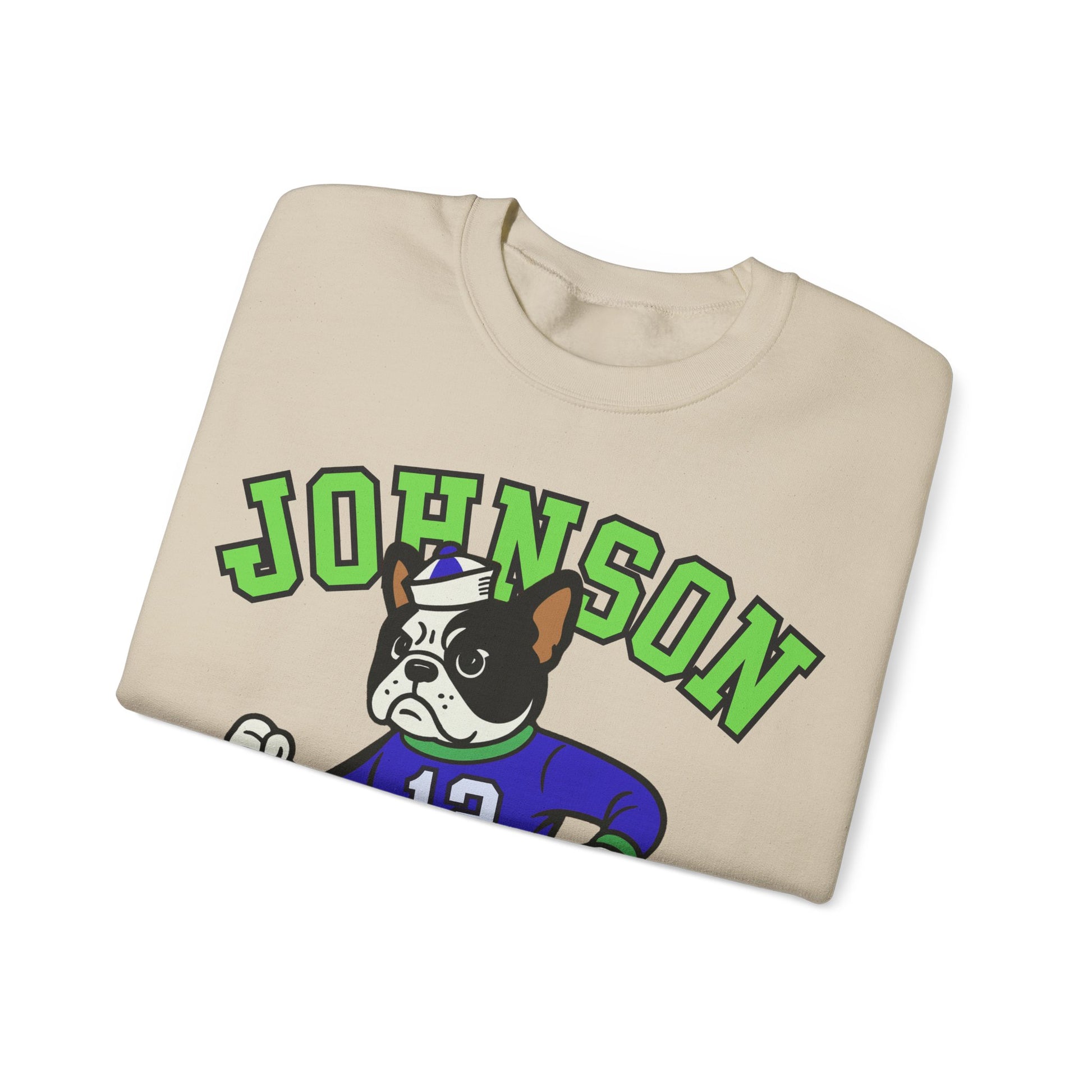 Piebald Frenchie College Mascot Sweatshirt