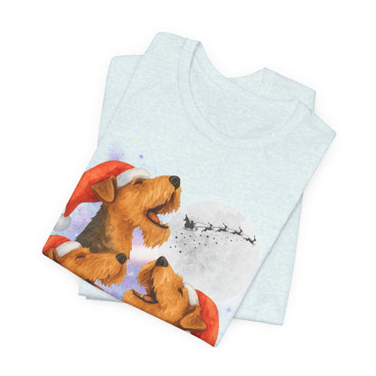 Airedale Terrier Christmas Howliday TShirt