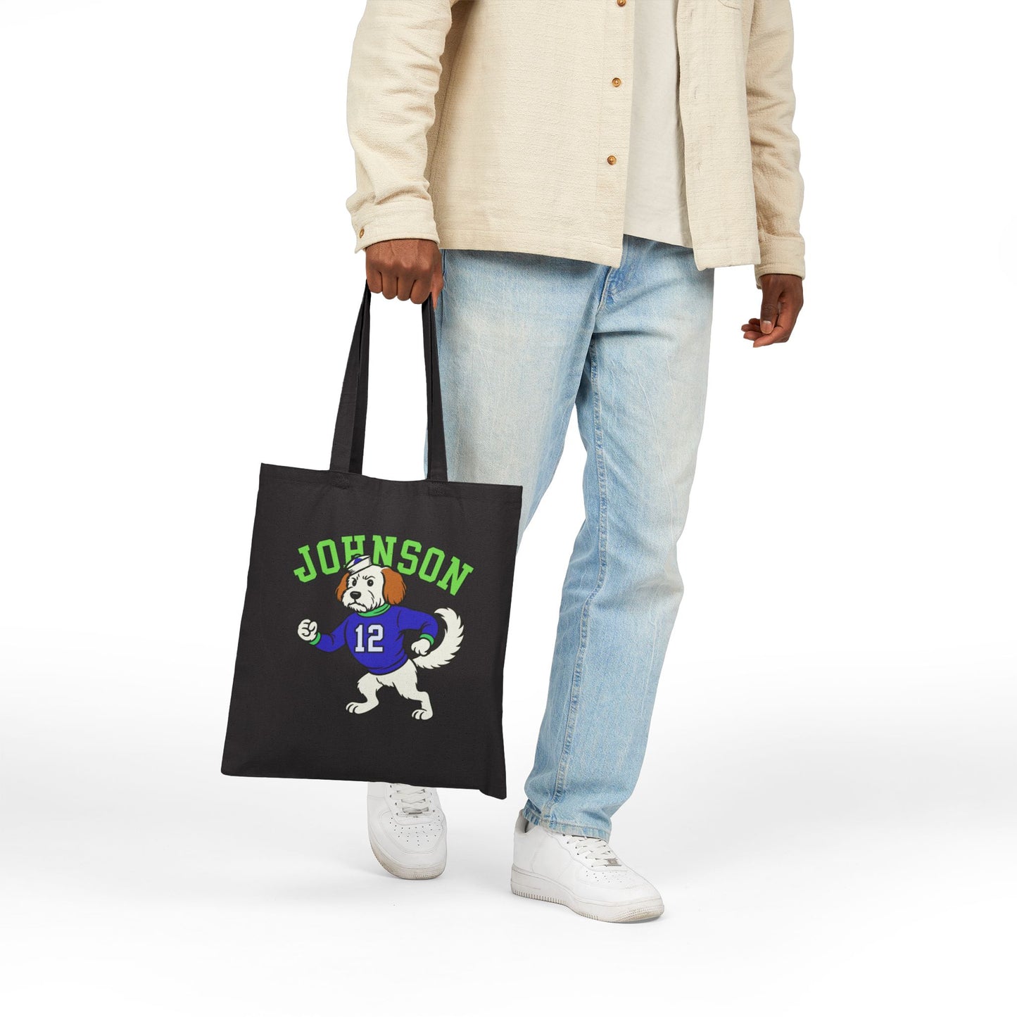 Custom College Mascot Mutt Tote Bag