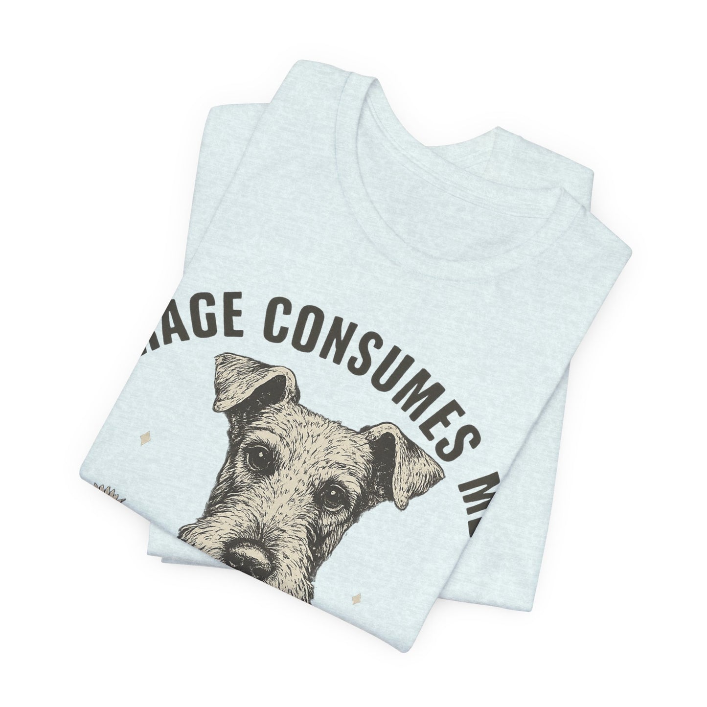 Airedale Terrier Rage Unisex Tshirt