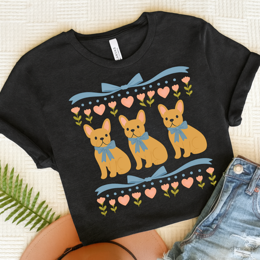 Fawn French Bulldog Grandma TShirt
