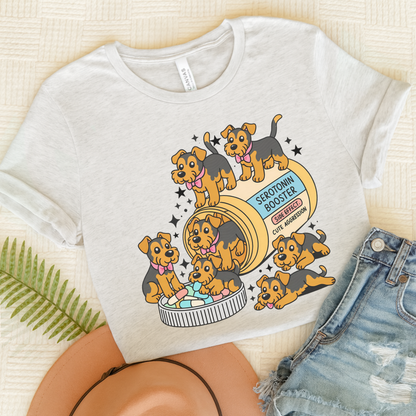 Airedale Terrier Serotonin Tshirt