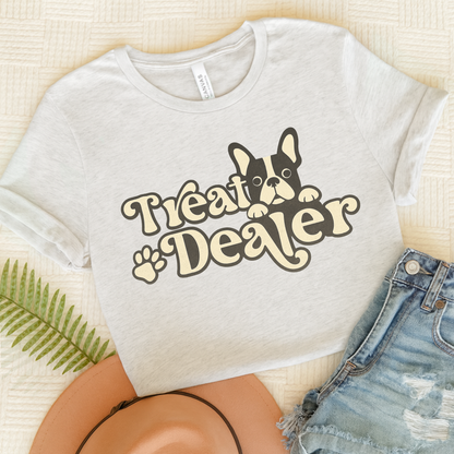 Piebald French Bulldog Treat Dealer TShirt