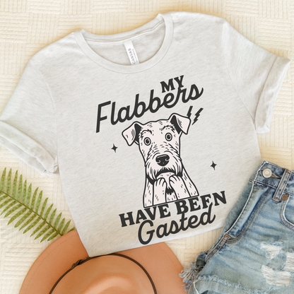 Airedale Terrier Flabbergasted Tshirt Ash