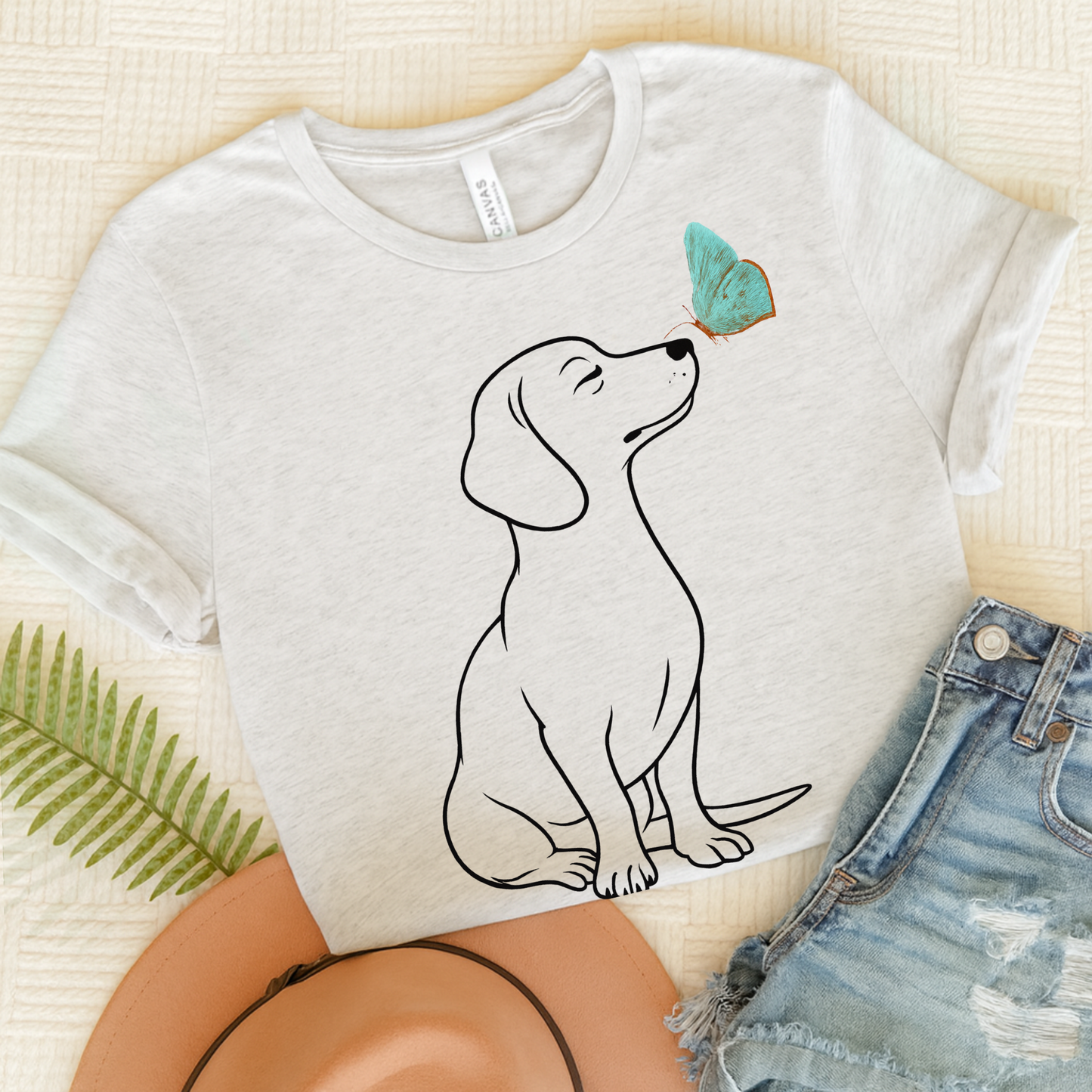 Dachshund Butterfly TShirt