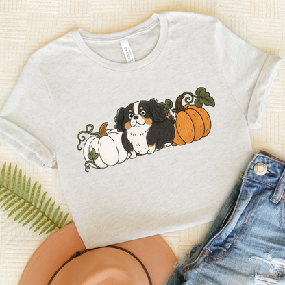 Tricolor Cavalier Pupkin Unisex Tshirt Ash