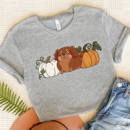 Ruby Cavalier Pupkin Unisex Tshirt Athletic Heather