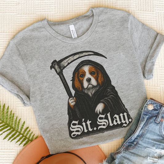 Blenheim Cavalier Sit. Slay. TShirt