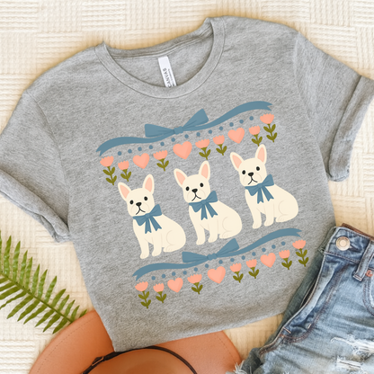 White French Bulldog Grandma TShirt