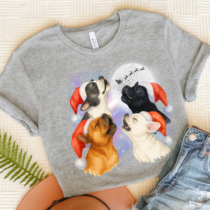 French Bulldog Christmas Howliday TShirt