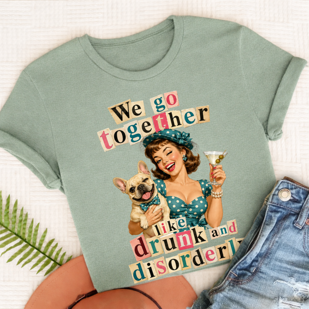 Custom French Drunk Disorderly Unisex TShirt Bay