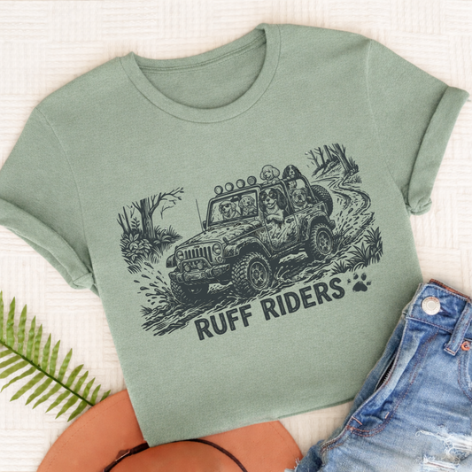 Cavalier Ruff Riders Unisex TShirt Comfort Color Bay