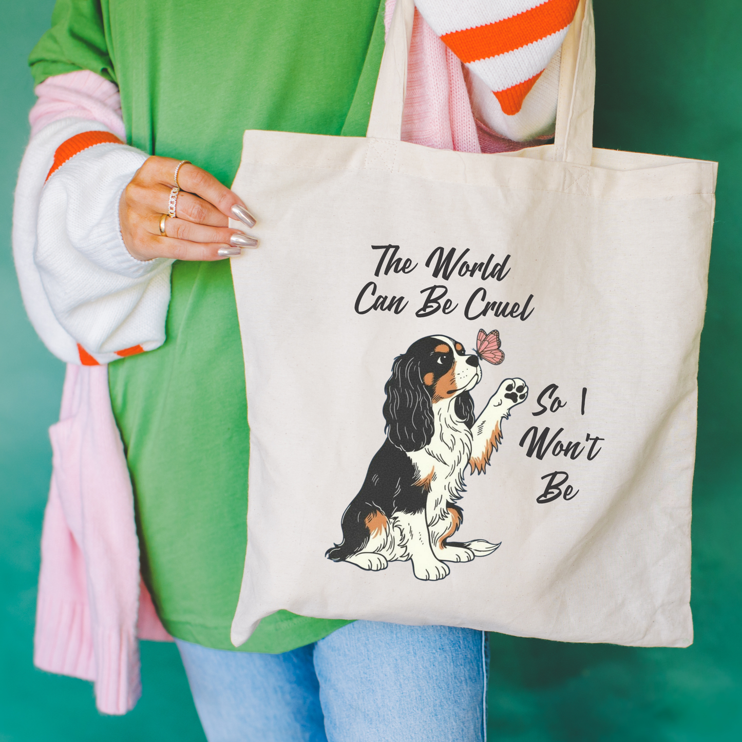 Cruel World Tricolor Cavalier Tote Bag