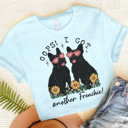 Black French Bulldog Oops TShirt