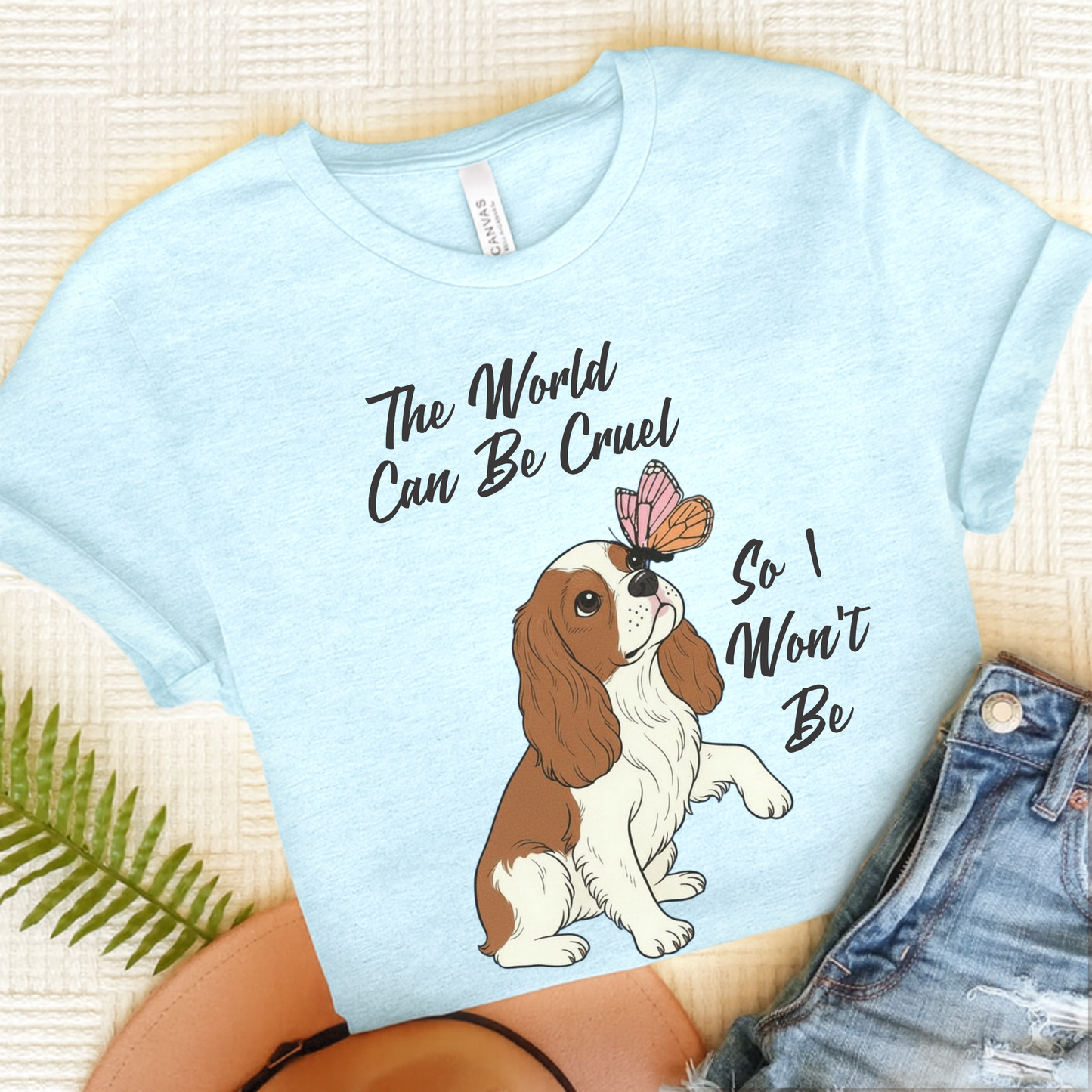 Cruel World Blenheim Cavalier Tshirt