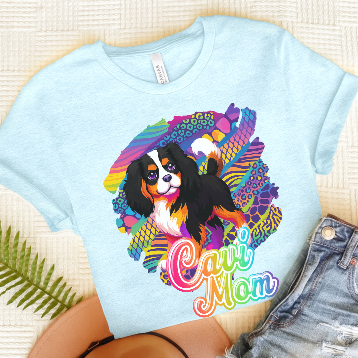 Tricolor Cavalier Retro Neon Tshirt