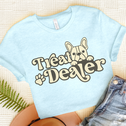 White French Bulldog Treat Dealer TShirt