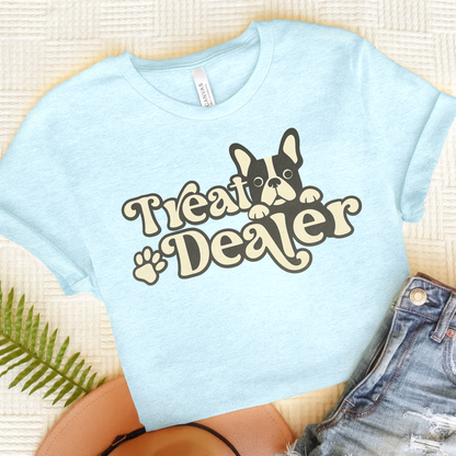 Piebald French Bulldog Treat Dealer TShirt