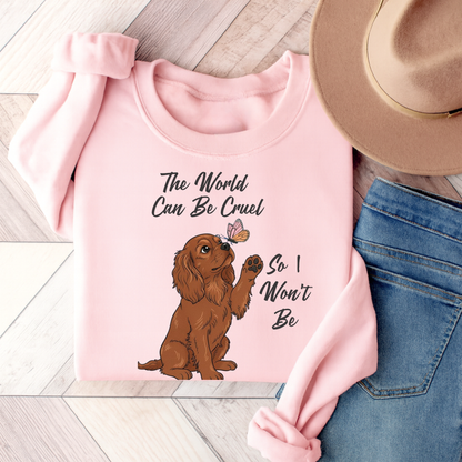Cruel World Ruby Cavalier Sweatshirt Light Pink