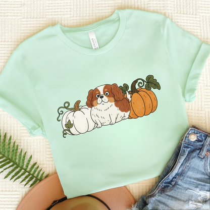 Blenheim Cavalier Pupkin Unisex Tshirt Heather Mint