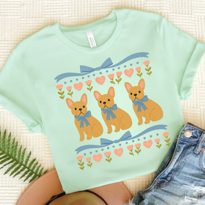 Fawn French Bulldog Grandma TShirt