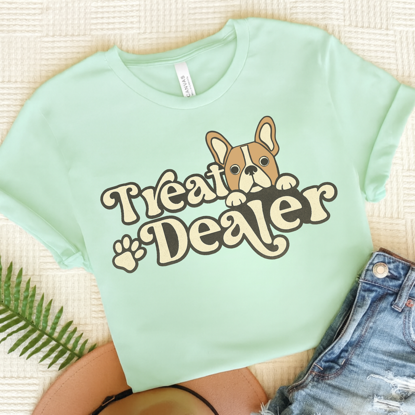 Fawn French Bulldog Treat Dealer TShirt