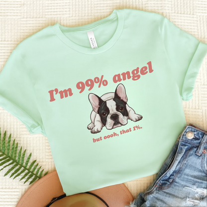 Piebald 99% Angel TShirt Heather Mint