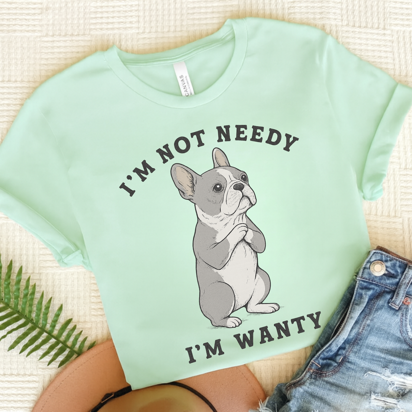 Fawn French Bulldog Wanty TShirt