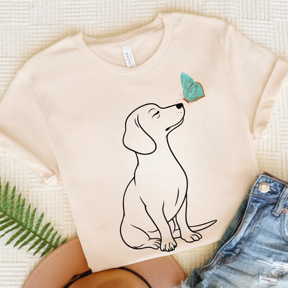 Dachshund Butterfly TShirt