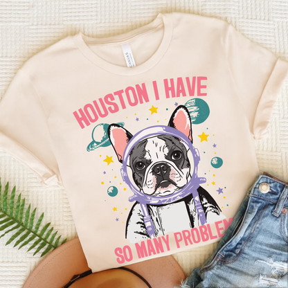 Piebald Houston Space TShirt Natural