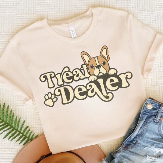 Fawn French Bulldog Treat Dealer TShirt