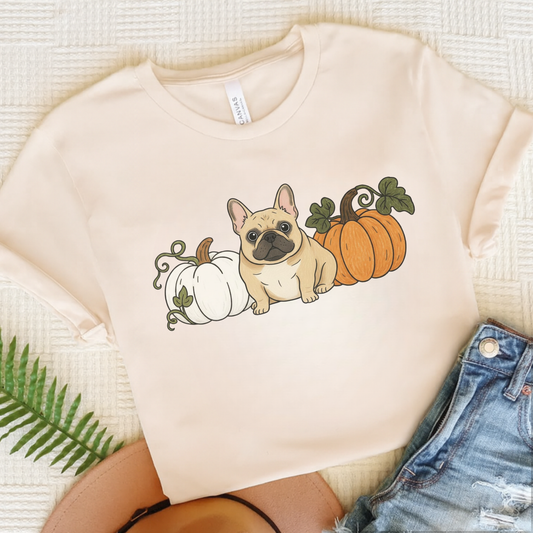 Fawn Frenchie Pupkin Unisex Tshirt