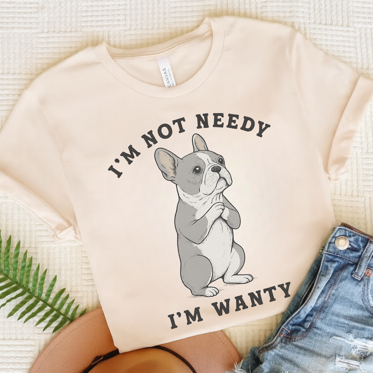 Fawn French Bulldog Wanty TShirt