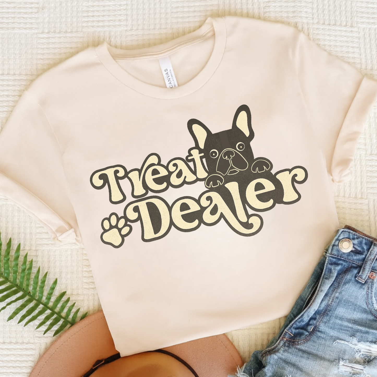 Black French Bulldog Treat Dealer TShirt