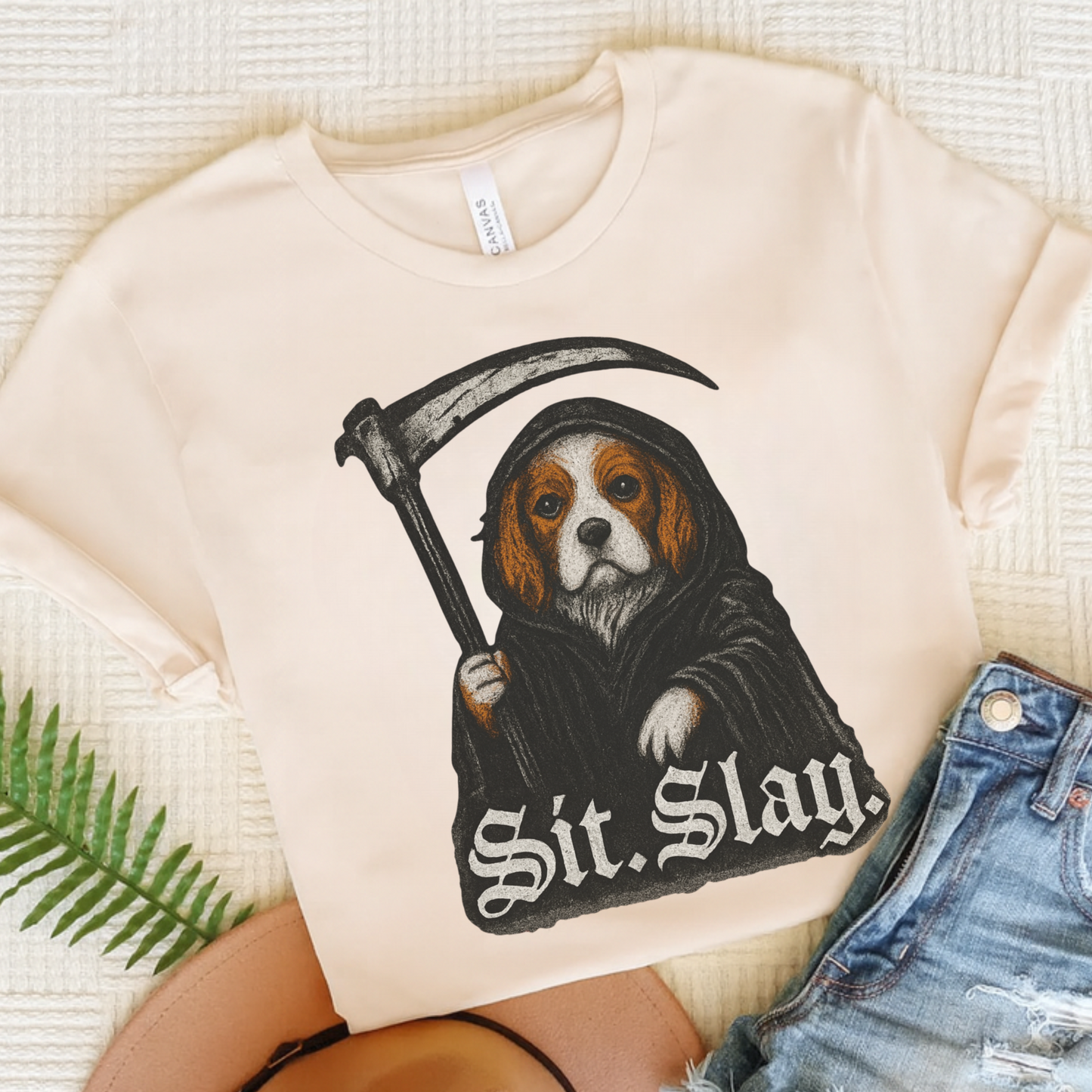 Blenheim Cavalier Sit. Slay. TShirt