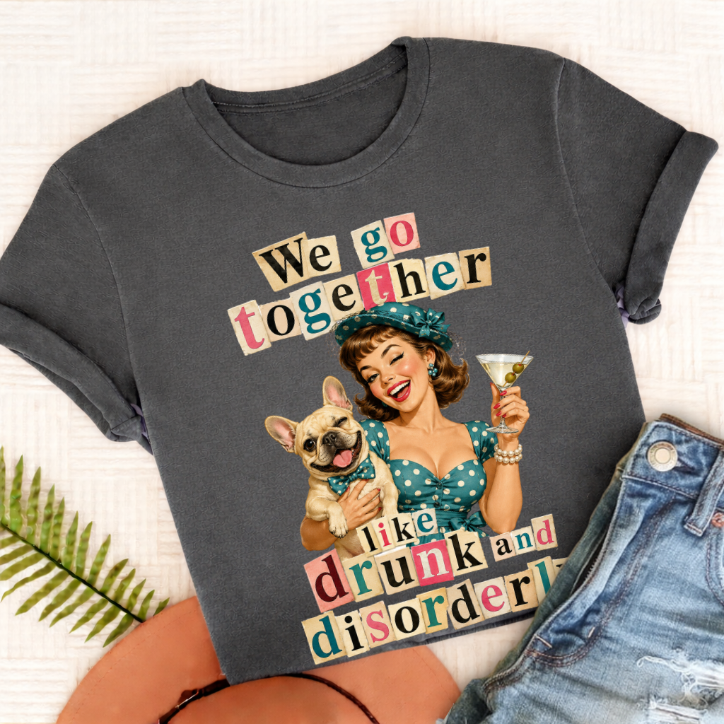 Custom French Drunk Disorderly Unisex TShirt Pepper