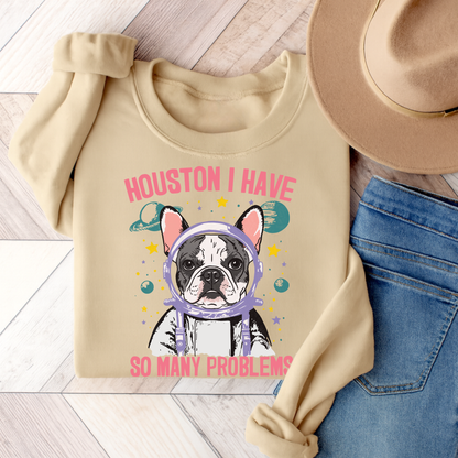 Piebald Frenchie Houston Space Sweatshirt Sand