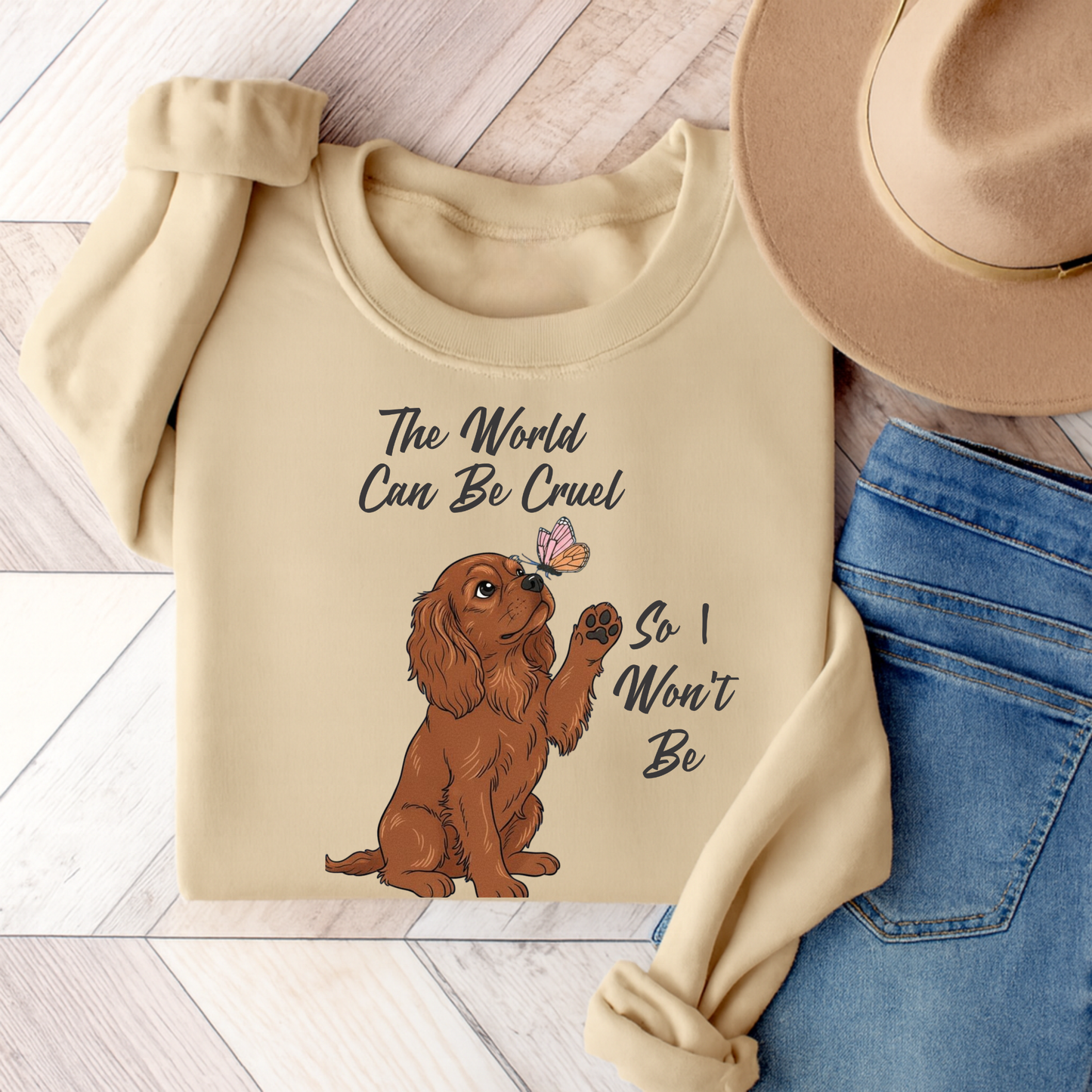 Cruel World Ruby Cavalier Sweatshirt Sand