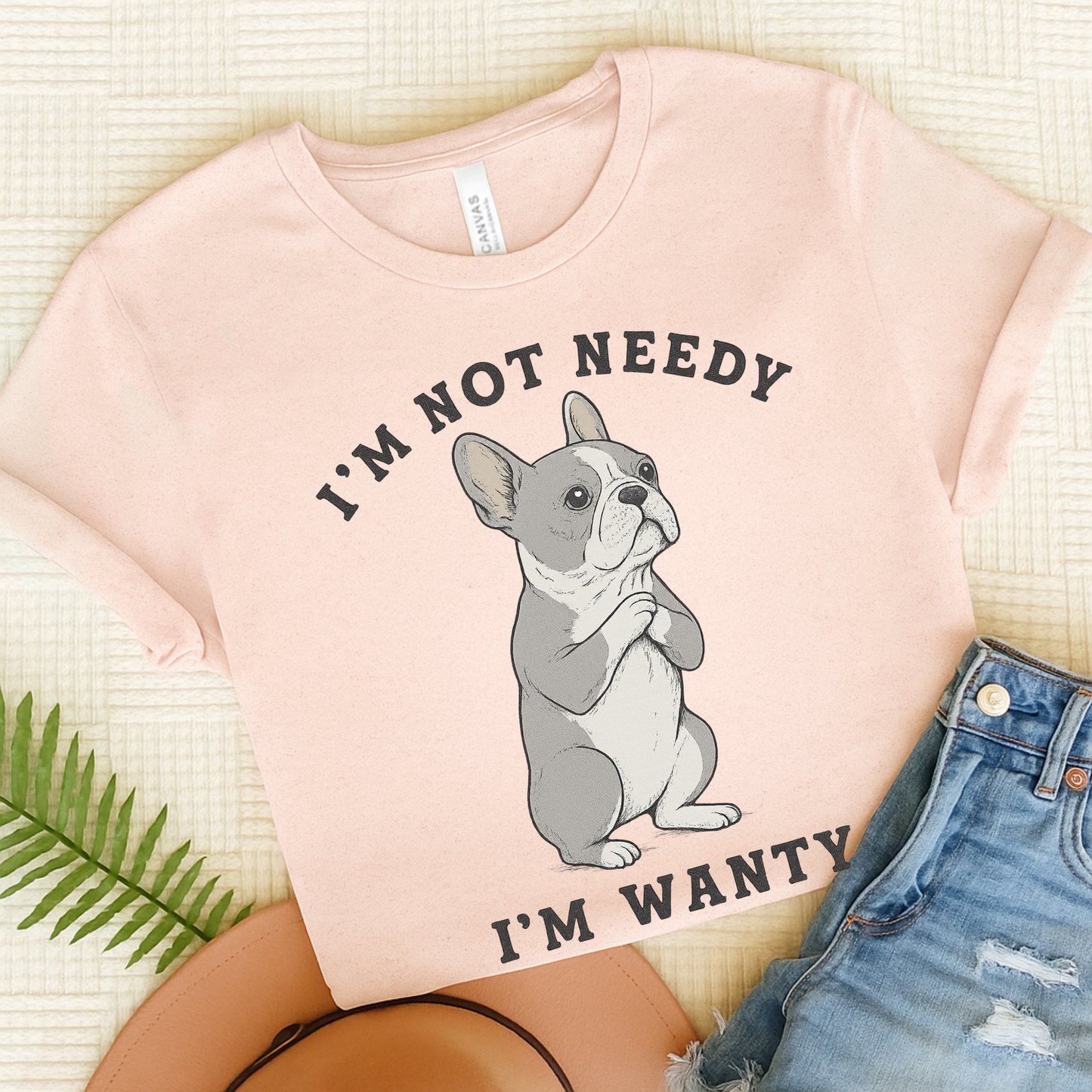 Fawn French Bulldog Wanty TShirt